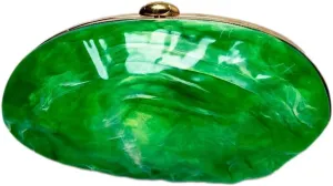 Acrylic Clutch Purse for Women Acrylic Evening Bag Unique Shell Handbag for Wedding Party Prom