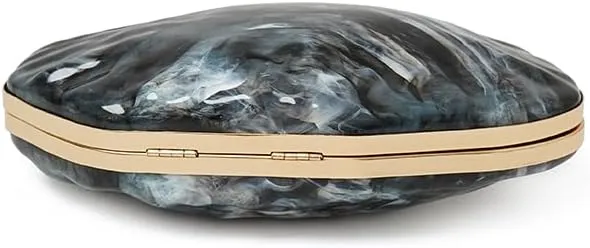 Acrylic Clutch Purse for Women Acrylic Evening Bag Unique Shell Handbag for Wedding Party Prom