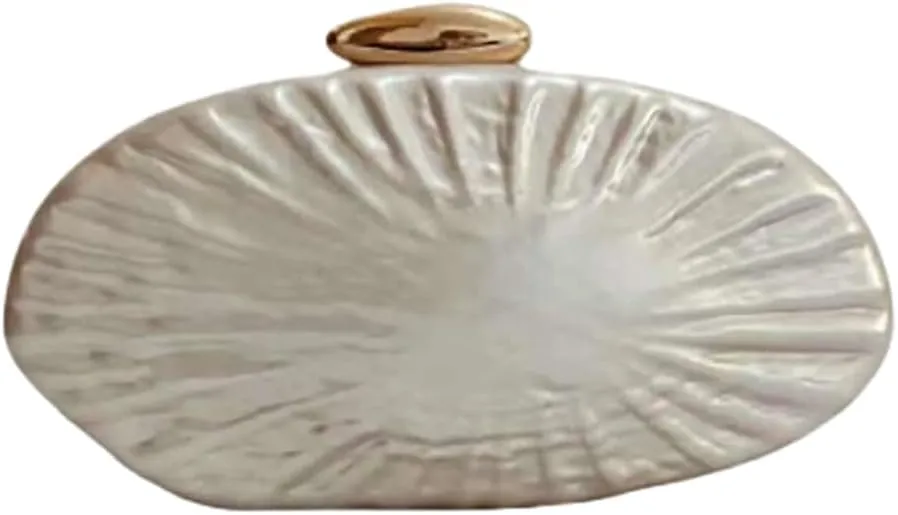 Acrylic Evening Clutch Purses for Women Shell Evening Handbag Unique Purses for Women Wedding Party