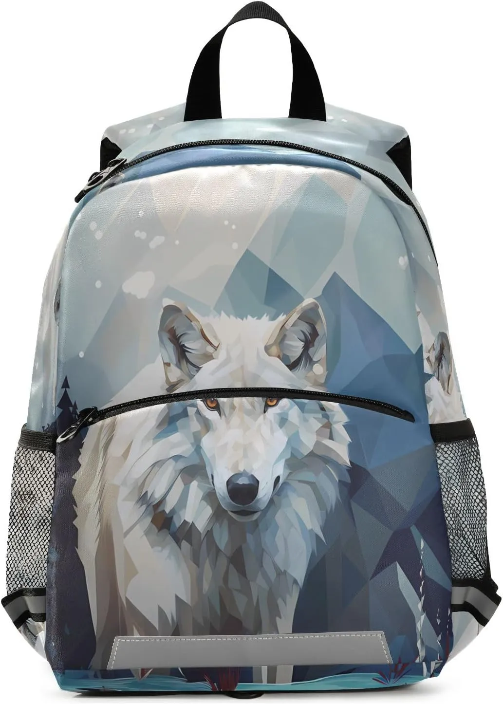 ALAZA Abstract Artistic Wolf Animal Toddler Backpack for Boys Girls Preschool Bag