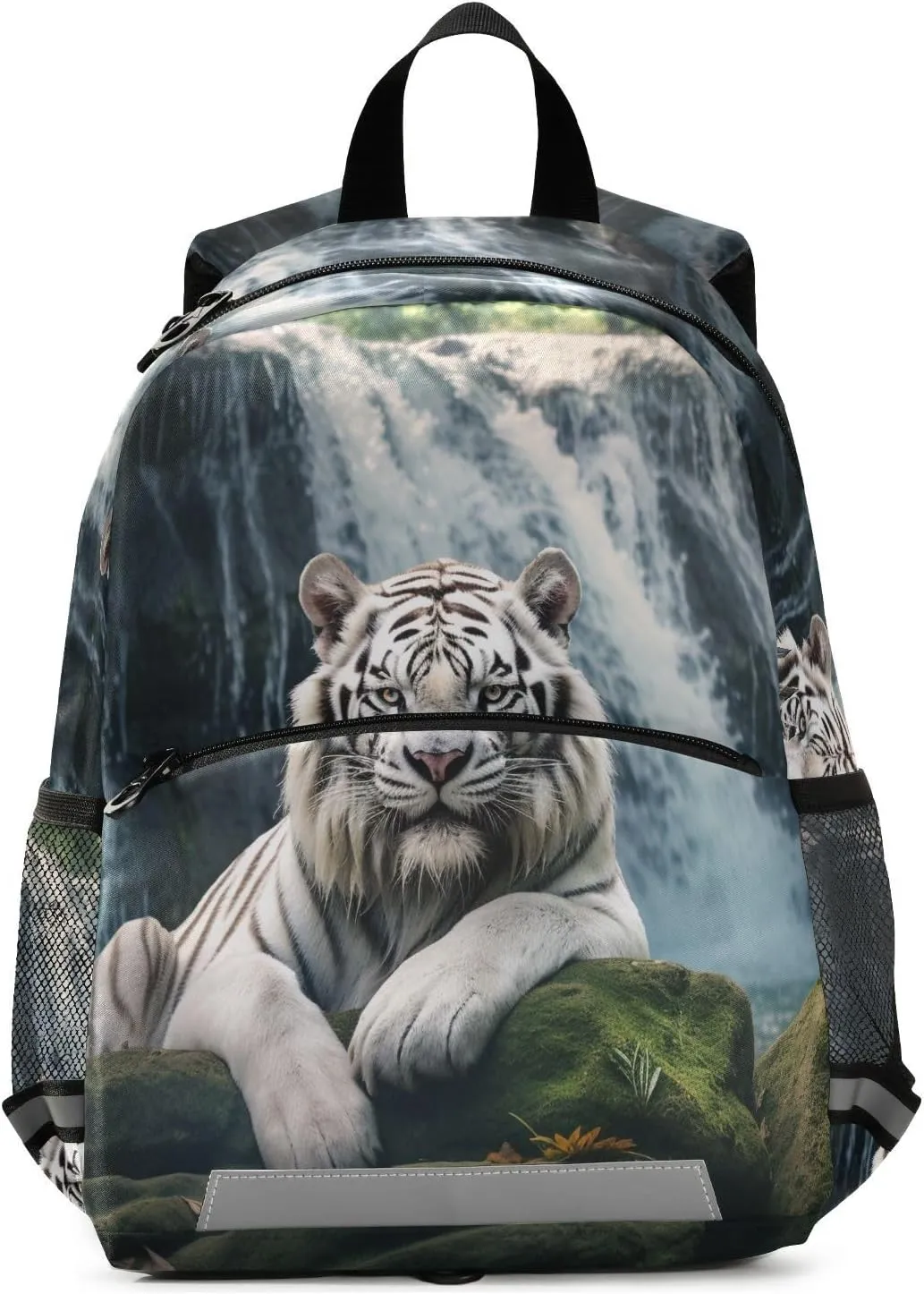 ALAZA Stylish Tiger Portrait Toddler Backpack for Boys Girls Preschool Bag