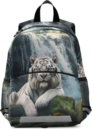 ALAZA Stylish Tiger Portrait Toddler Backpack for Boys Girls Preschool Bag