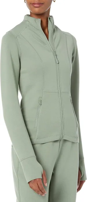 Amazon Essentials Women's Active Sweat Zip Through Jacket