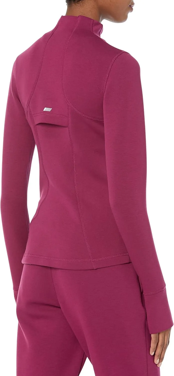 Amazon Essentials Women's Active Sweat Zip Through Jacket