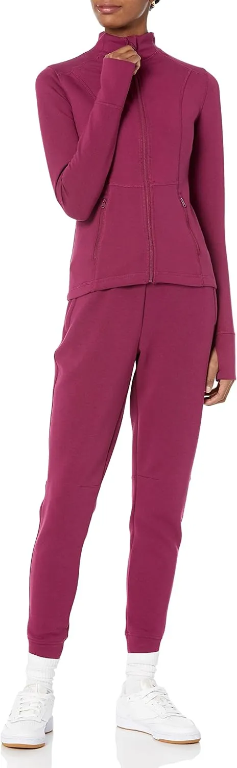 Amazon Essentials Women's Active Sweat Zip Through Jacket