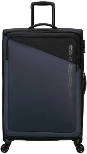 American Tourister Daring Dash Spinner L, Expandable Case, 77 cm, 107/117 L, Black/Grey, Black/Grey, Spinner L (77 cm - 107/117L), Suitcases & Trolleys, Black/Grey, Spinner L (77 cm - 107/117L),