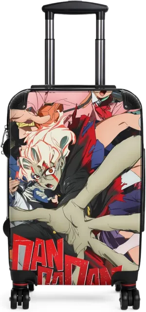 Anime Suitcase - Dandadan Anime Travel Okarun Lover, Luggage, Carry-On Bag, Travel Accessories, Gift for Anime Fans
