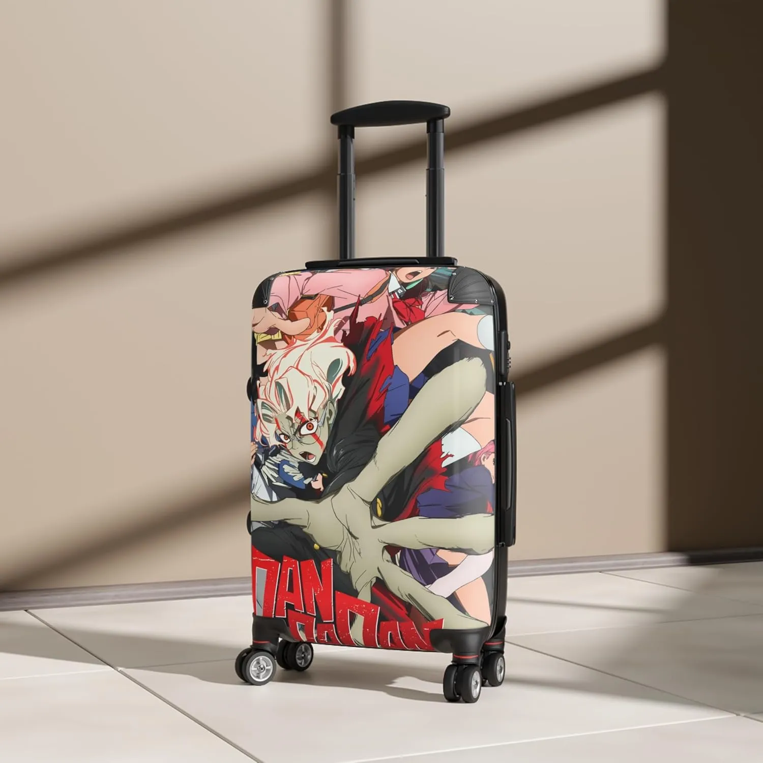Anime Suitcase - Dandadan Anime Travel Okarun Lover, Luggage, Carry-On Bag, Travel Accessories, Gift for Anime Fans