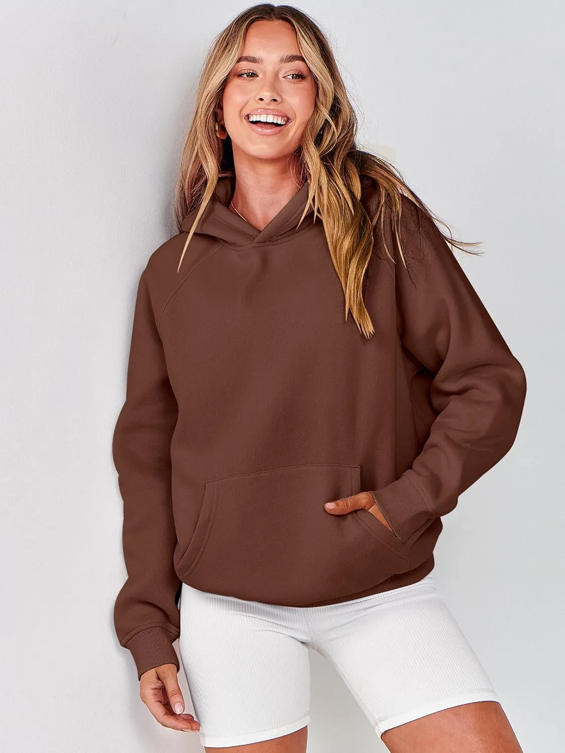 ANRABESS Women Hoodies Oversized Fleece Long Sleeve Comfy Casual Basic Pullover Sweatshirts 2025 Fall Outfits Y2K Clothes