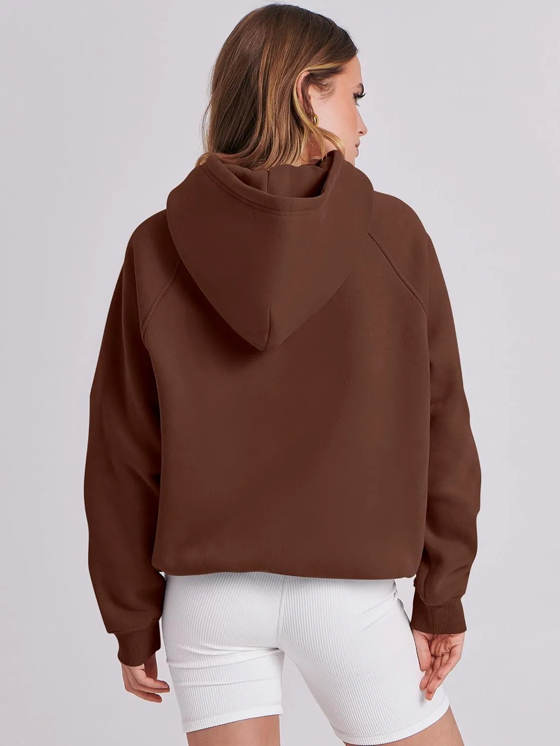 ANRABESS Women Hoodies Oversized Fleece Long Sleeve Comfy Casual Basic Pullover Sweatshirts 2025 Fall Outfits Y2K Clothes