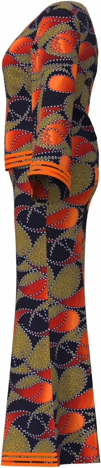 BAZINRICHE Women African Dresses Clothing Ankara Bazin Riche Dress Womens Skirts Set Print Dashiki Top with Headscarf