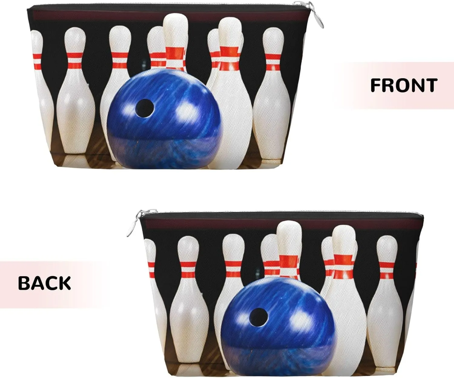 Bowling Leather Travel Wash Bag, Stylish And Durable, Easy To Carry