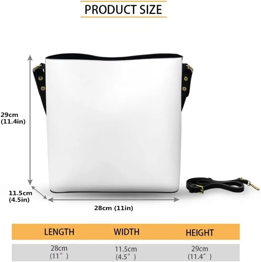 Bucket Bag for Women Western Shoulder Purses Boho Aztec Satchel with Detachable Strap and Magnetic Snap