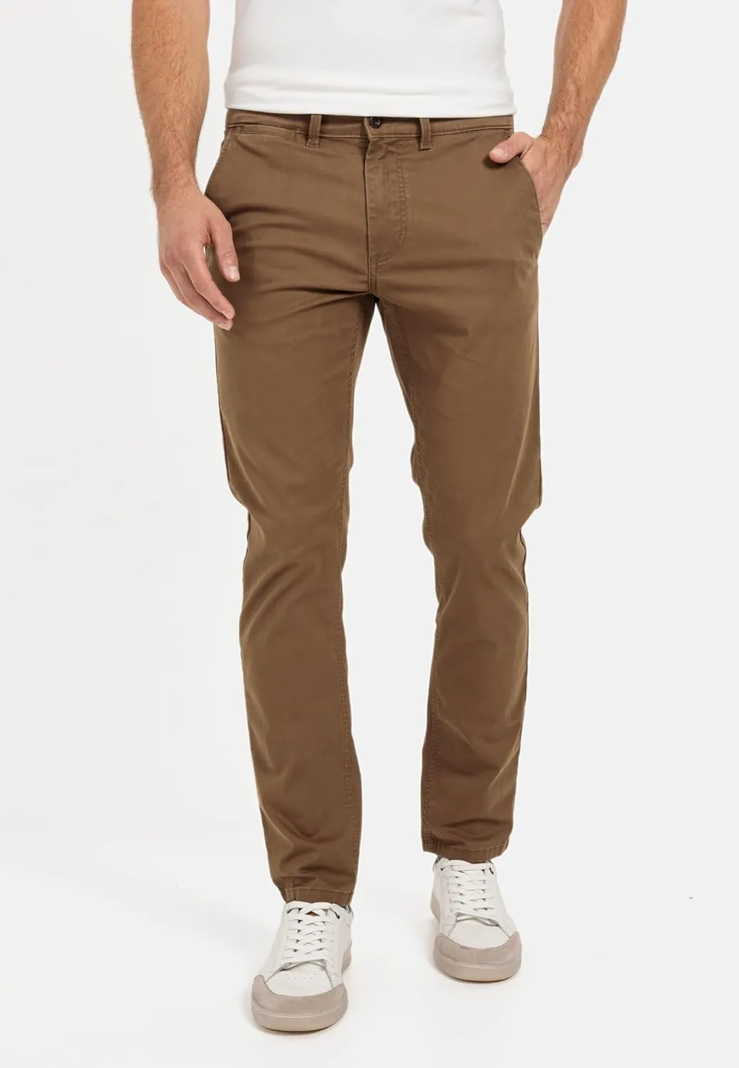 camel active Men's Slim Fit Chino, brown, 31W / 34L