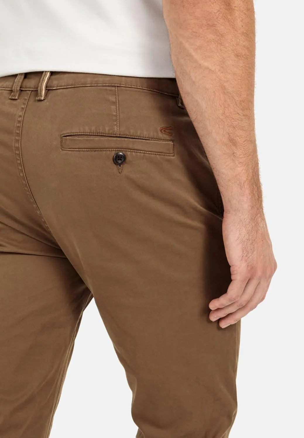 camel active Men's Slim Fit Chino, brown, 31W / 34L