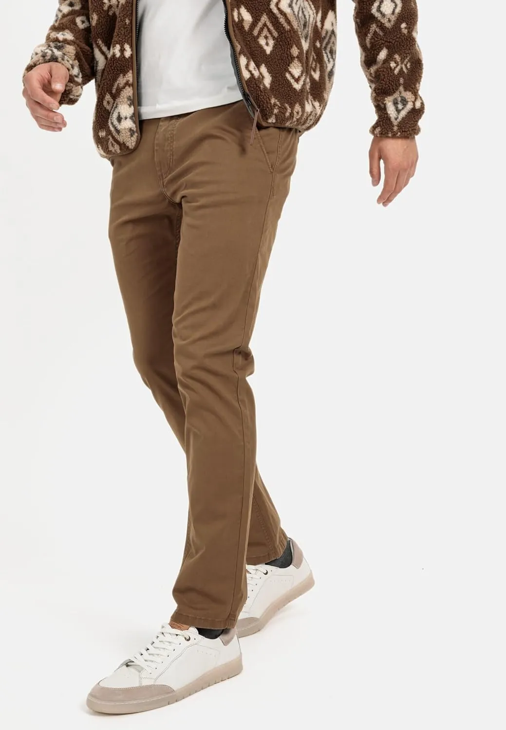 camel active Men's Slim Fit Chino, brown, 31W / 34L