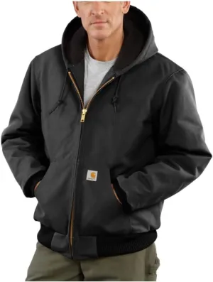 Carhartt Men's Loose Fit Firm Duck Insulated Flannel-Lined Active Jacket