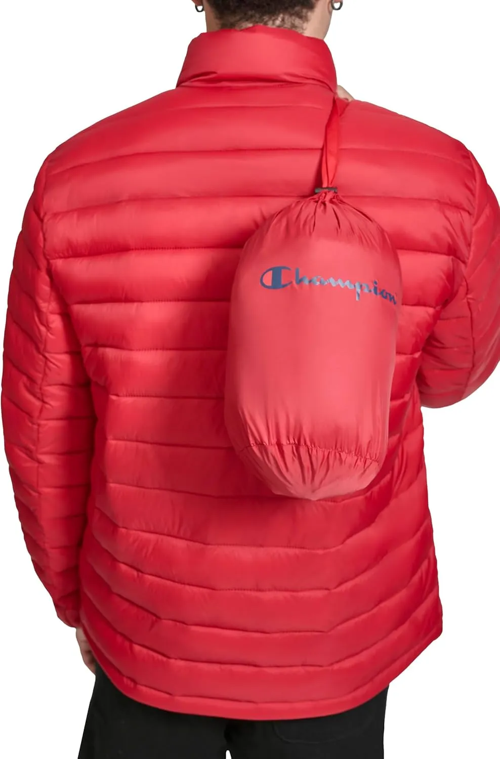 Champion Men's Lightweight Packable Puffer Jacket