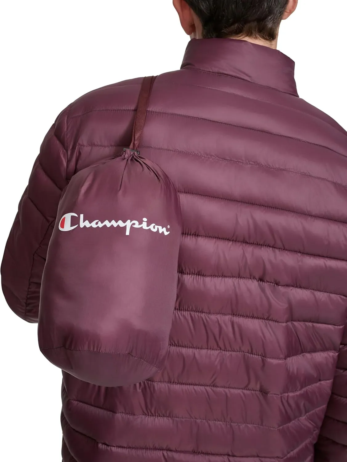 Champion Men's Lightweight Packable Puffer Jacket