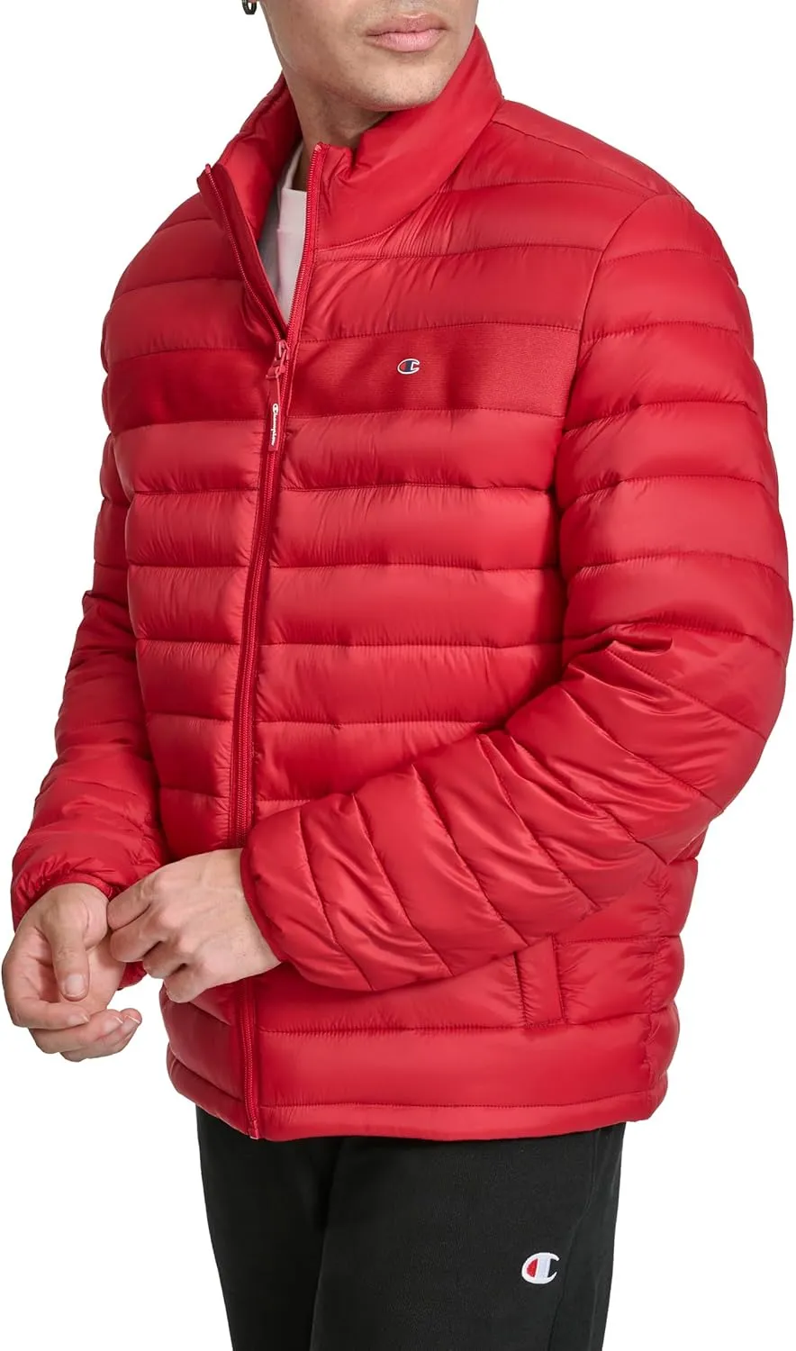 Champion Men's Lightweight Packable Puffer Jacket