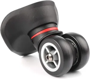 Cninba13 Replacement Luggage Spinner Wheel 2Pcs Set of Suitcase Wheel Universal for Most Luggage W042, Black Large