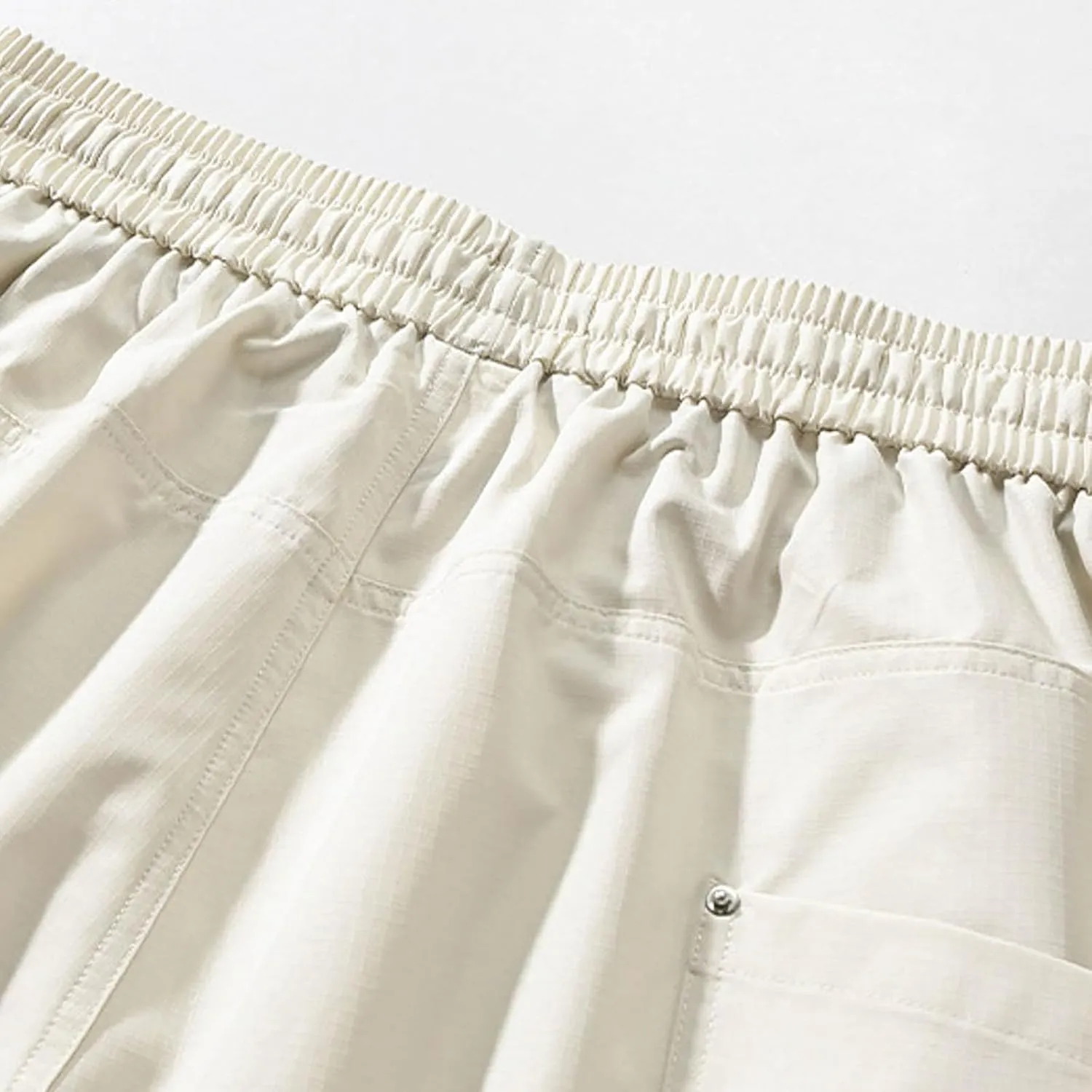 Compression Pants Men Baggy Jeans Working Shorts Stretch Elastic Waist Outfits Wide Leg Casual Resort Wear Big
