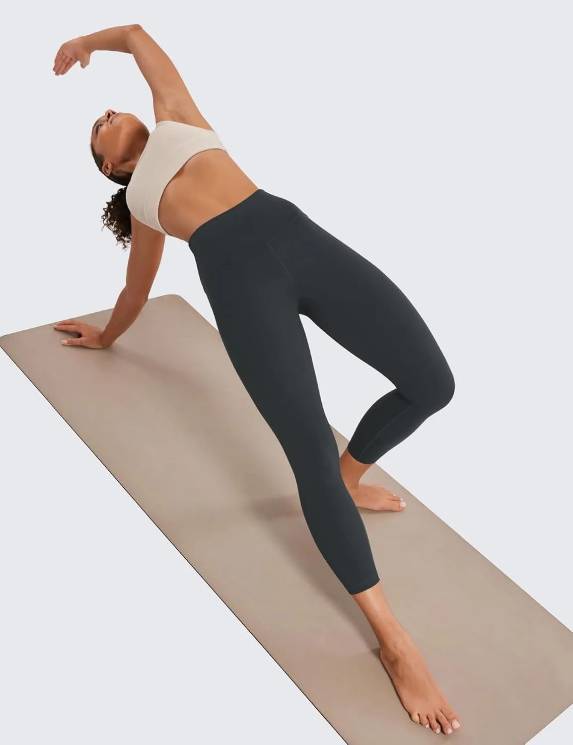 CRZ YOGA Butterluxe High Waisted Capris Workout Leggings for Women 23'' - Lounge Buttery Soft Yoga Pants