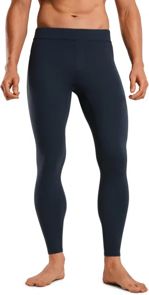 CRZ YOGA Butterluxe Mens Leggings with Pockets 27" Buttery Soft Yoga Pants Workout Running Tights
