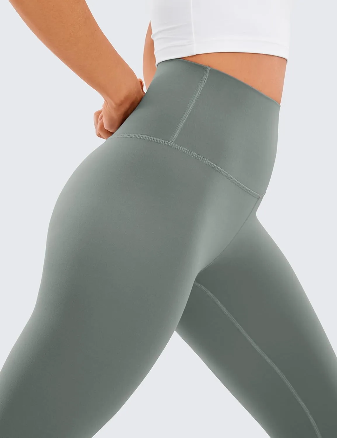 CRZ YOGA Butterluxe Womens Workout Leggings 26.5''- Full Length High Waisted Yoga Pants Buttery Soft Athletic Gym Lounge