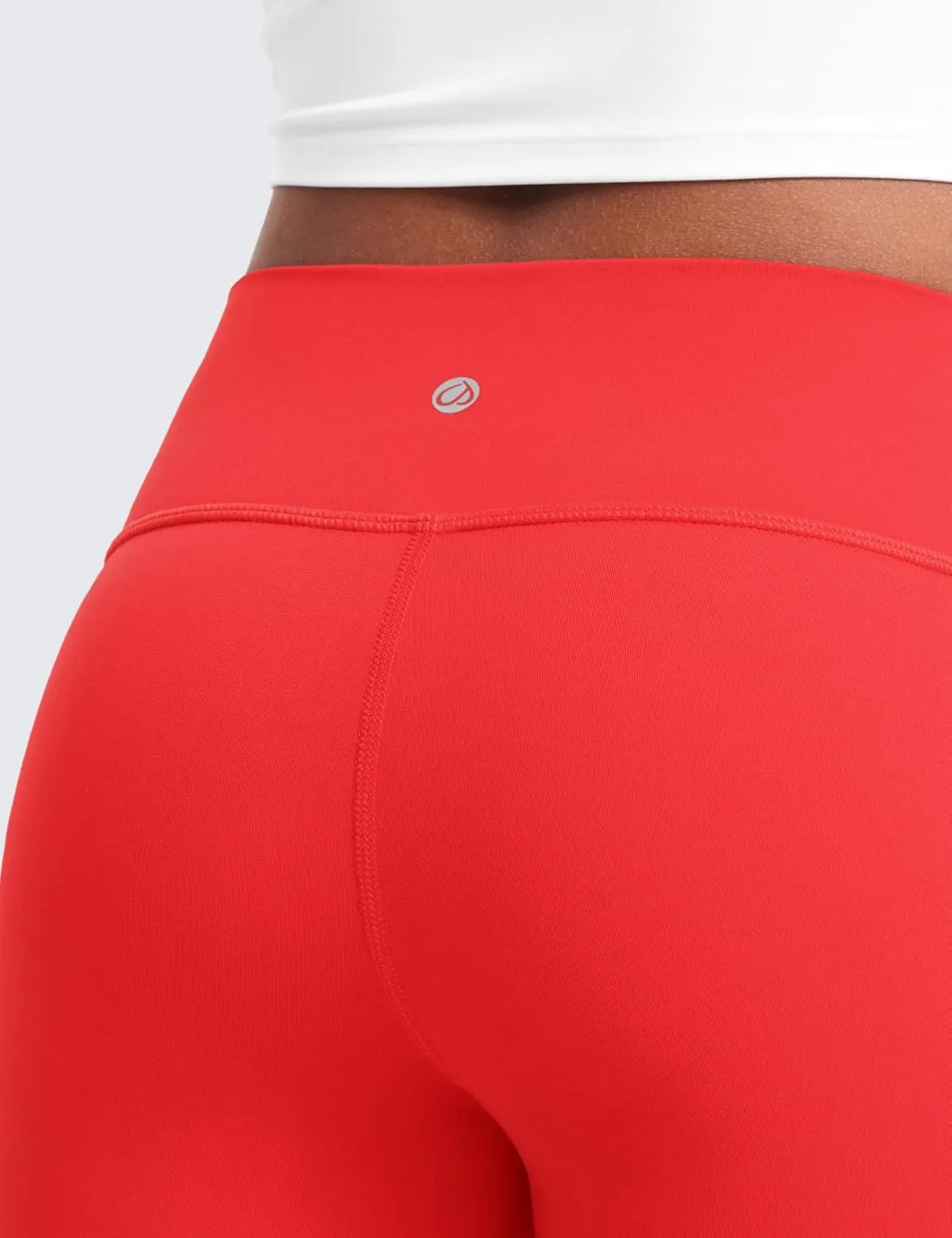 CRZ YOGA Girls Butterluxe Athletic Biker Shorts - Kids Teen High Waist Lounge Active Dance Yoga Running Buttery Soft