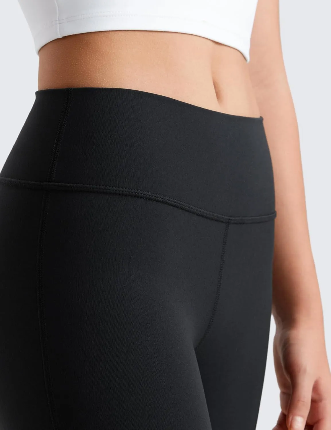 CRZ YOGA Girls Butterluxe Athletic Biker Shorts - Kids Teen High Waist Lounge Active Dance Yoga Running Buttery Soft