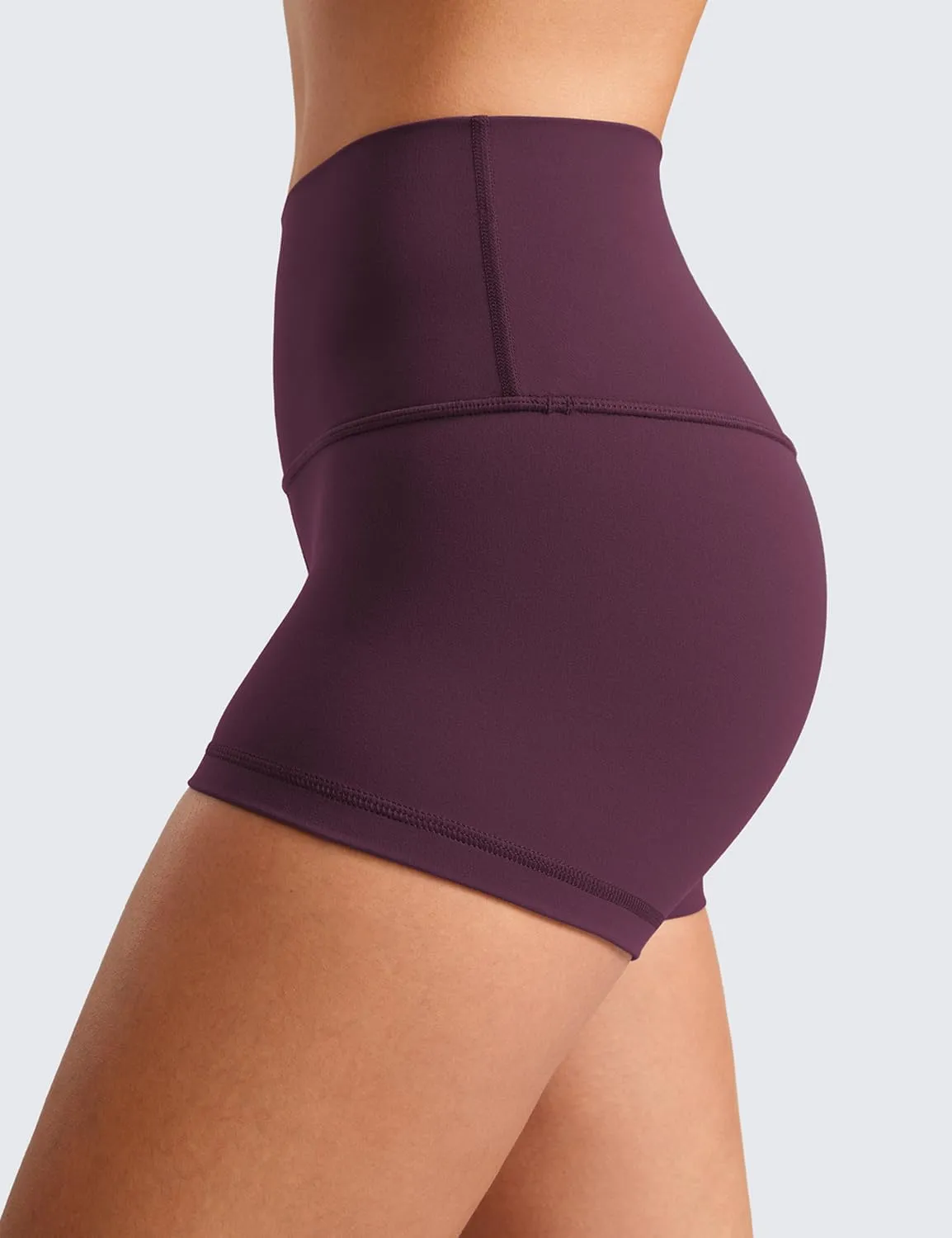 CRZ YOGA Womens Butterluxe Biker Shorts 2.5 Inches - High Waisted Yoga Workout Running Volleyball Spandex Booty
