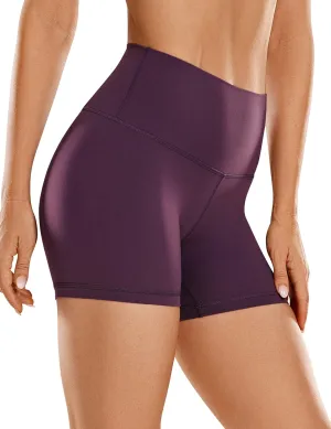 CRZ YOGA Womens Butterluxe Biker Shorts 4'' - High Waisted Booty Workout Volleyball Yoga Spandex