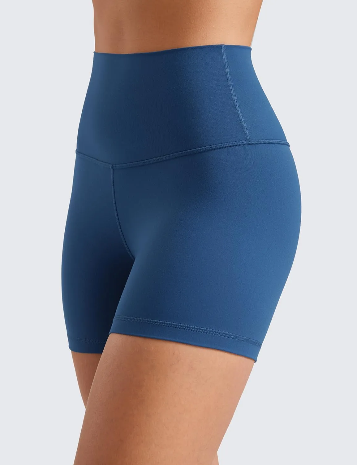 CRZ YOGA Womens Butterluxe Biker Shorts 4'' - High Waisted Booty Workout Volleyball Yoga Spandex