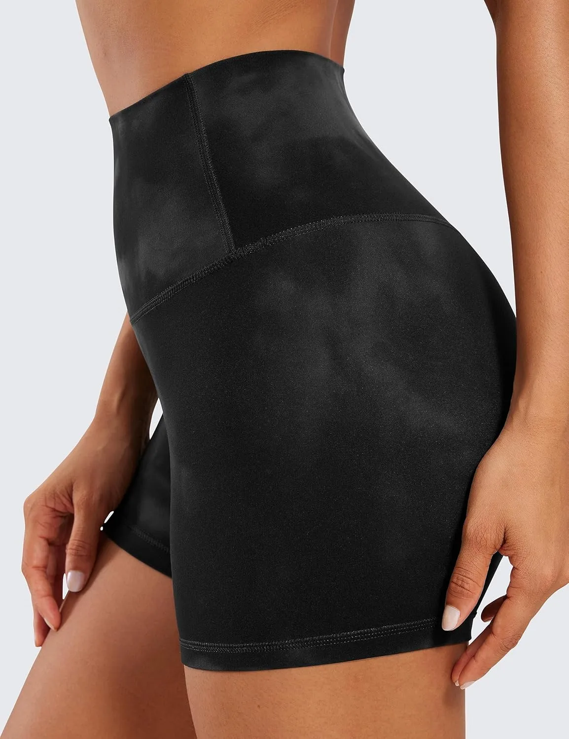 CRZ YOGA Womens Butterluxe Biker Shorts 4'' - High Waisted Booty Workout Volleyball Yoga Spandex