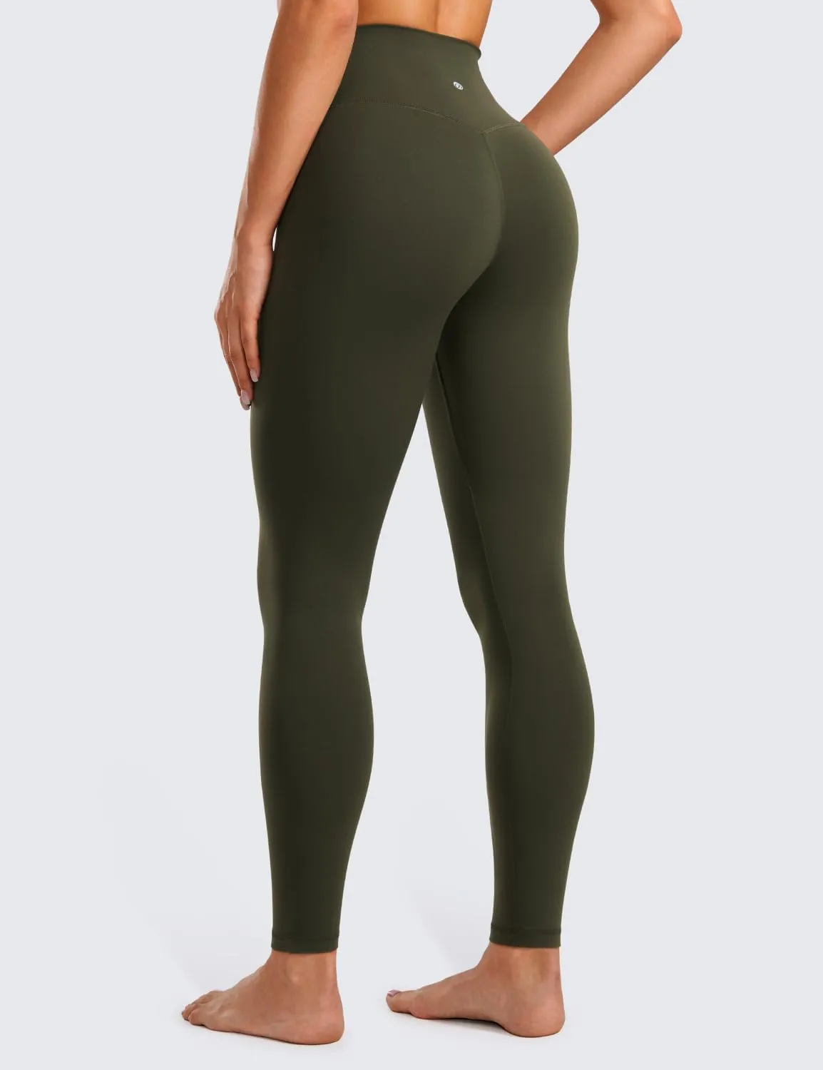 CRZ YOGA Womens Butterluxe Crossover High Waist Workout Leggings 28" - Criss Cross Full Length Gym Lounge Athletic Yoga Pants