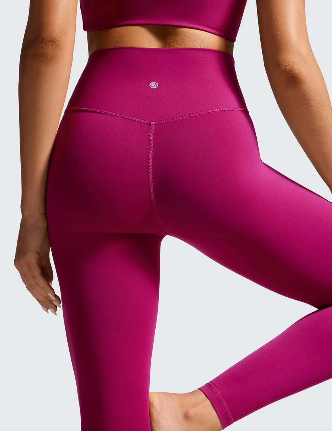 CRZ YOGA Womens Butterluxe Crossover High Waist Workout Leggings 28" - Criss Cross Full Length Gym Lounge Athletic Yoga Pants