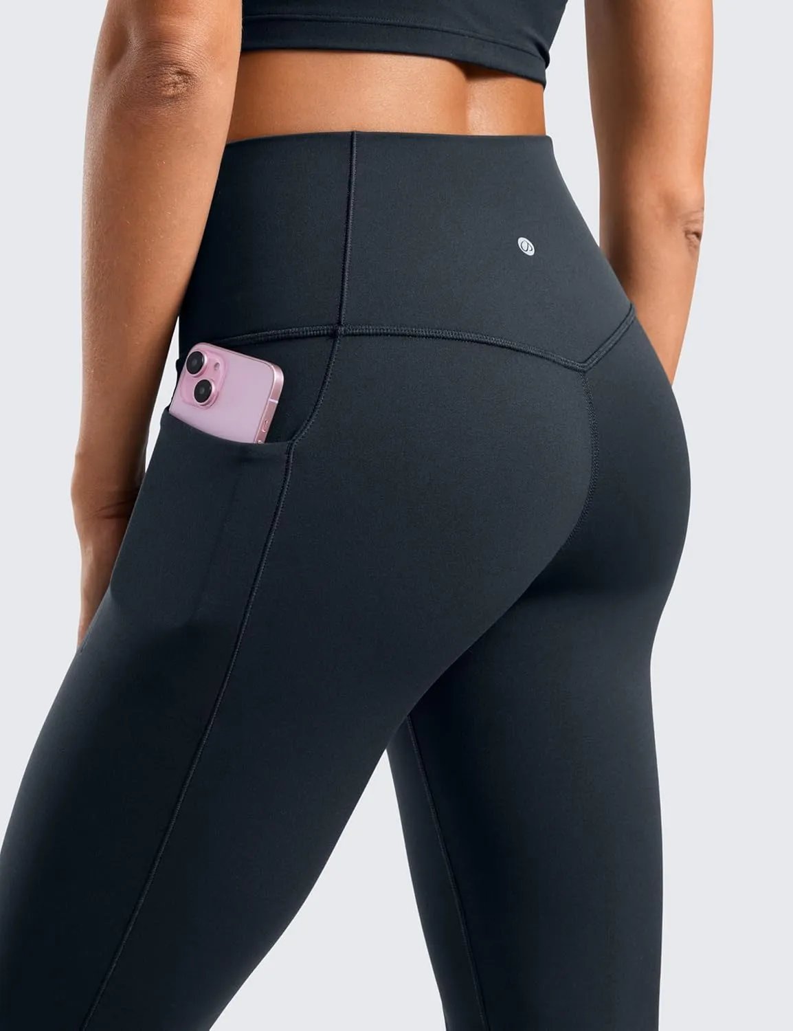 CRZ YOGA Womens Butterluxe High Waist Flare Pants 31.5" - Yoga Bootcut with Side Pockets Wide Leg Lounge Casual