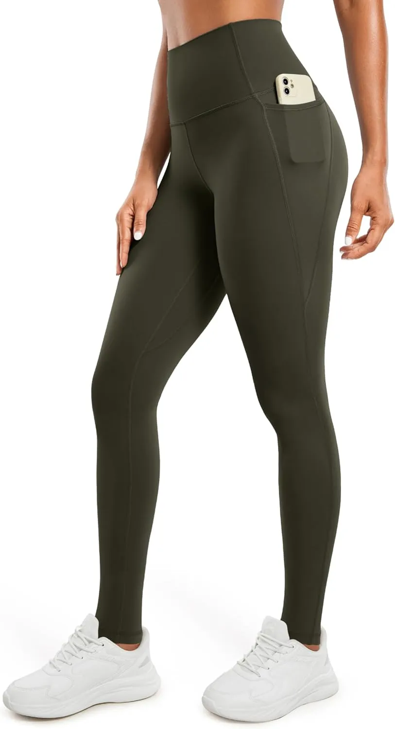 CRZ YOGA Womens Butterluxe High Waisted Workout Leggings 31 Inches - Athletic Gym Yoga Pants with Pockets Buttery Soft