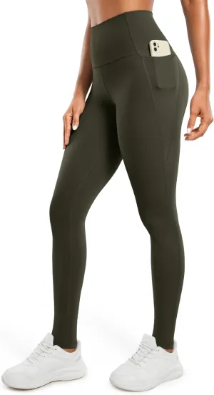 CRZ YOGA Womens Butterluxe High Waisted Workout Leggings 31 Inches - Athletic Gym Yoga Pants with Pockets Buttery Soft