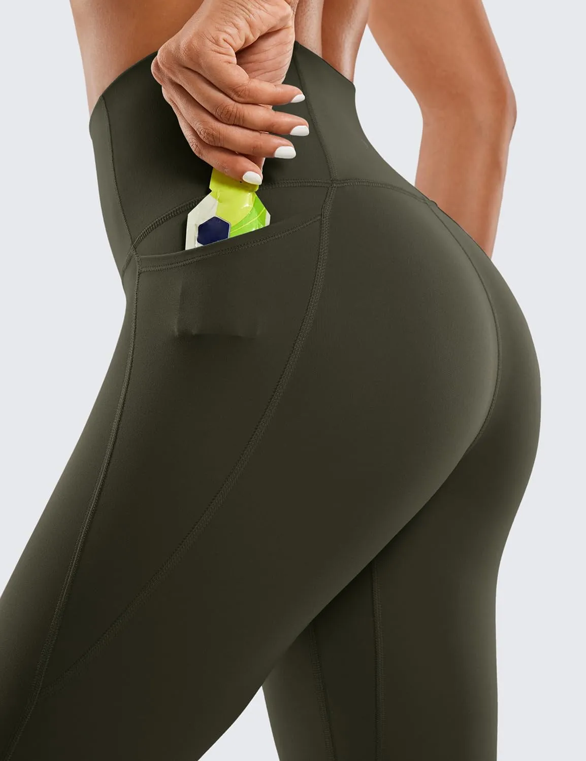 CRZ YOGA Womens Butterluxe High Waisted Workout Leggings 31 Inches - Athletic Gym Yoga Pants with Pockets Buttery Soft