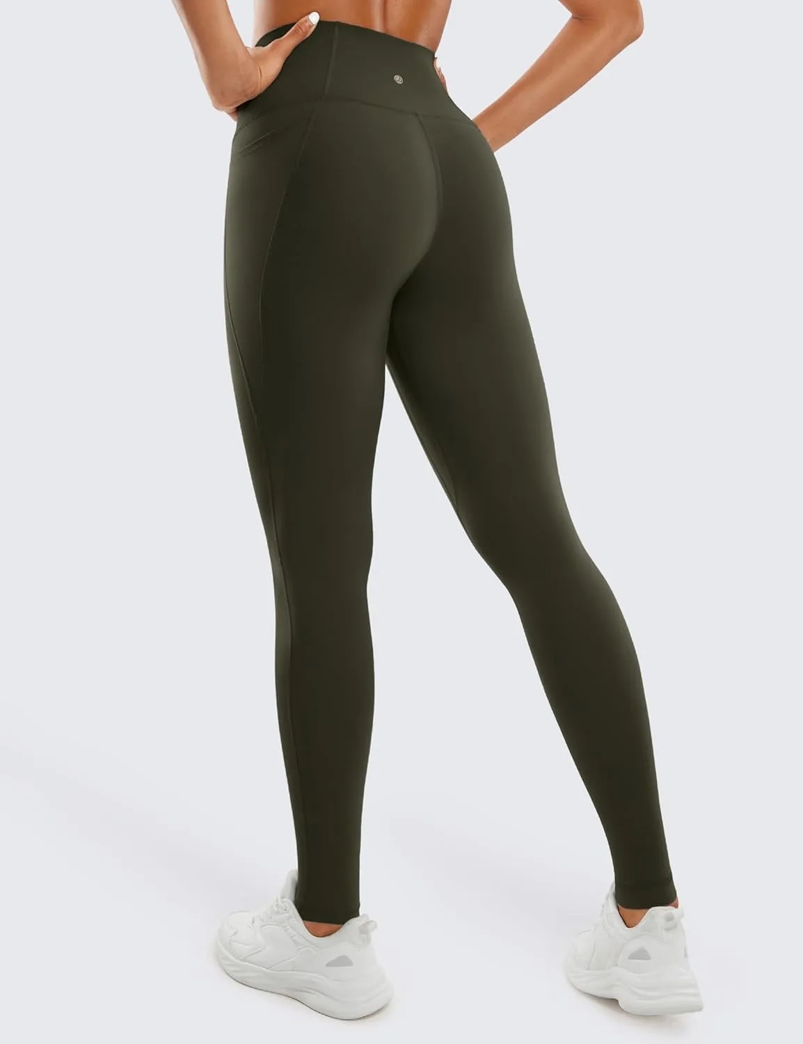 CRZ YOGA Womens Butterluxe High Waisted Workout Leggings 31 Inches - Athletic Gym Yoga Pants with Pockets Buttery Soft