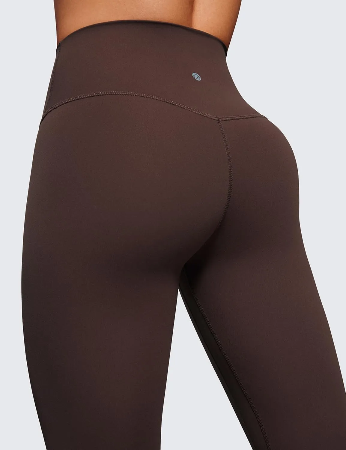 CRZ YOGA Womens Butterluxe High Waisted Yoga Leggings 25" - Double Seamed Buttery Soft Comfy Athletic Gym Workout Pants