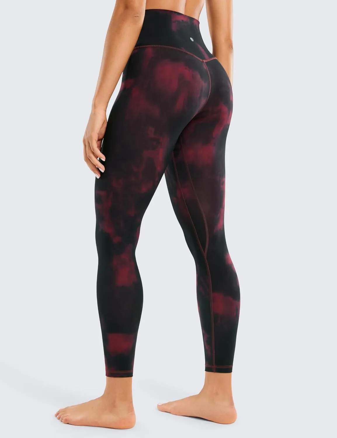 CRZ YOGA Womens Butterluxe High Waisted Yoga Leggings 25" - Double Seamed Buttery Soft Comfy Athletic Gym Workout Pants