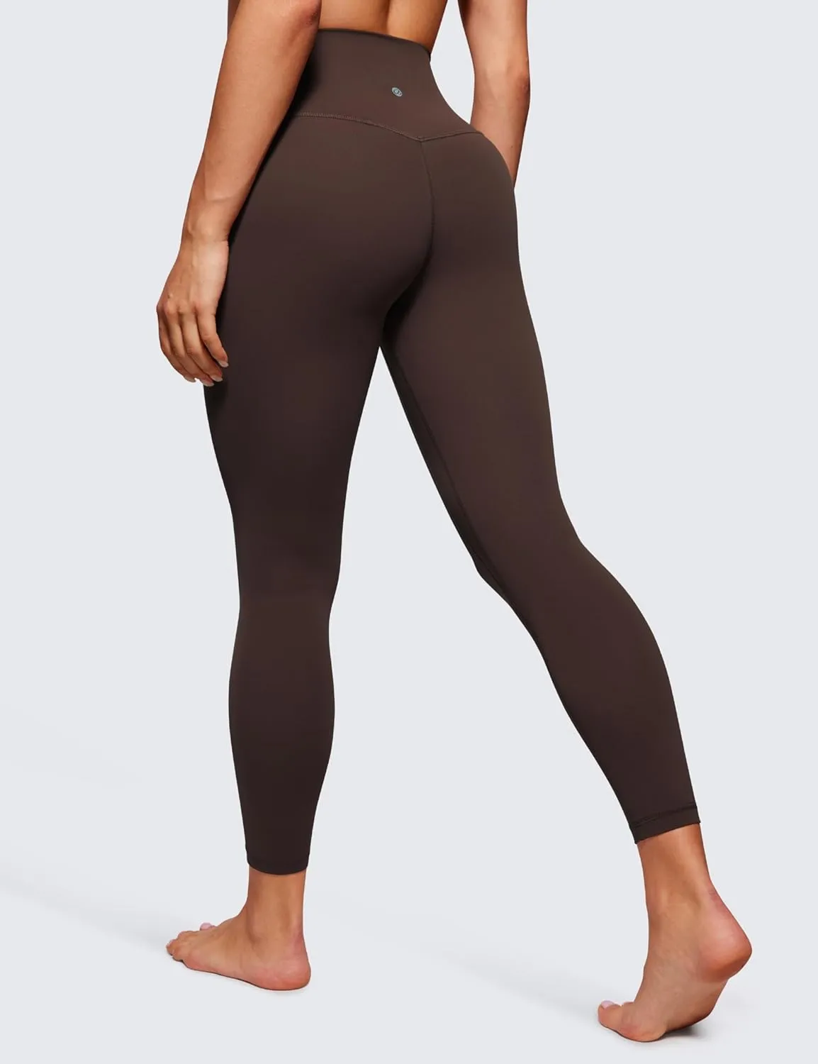 CRZ YOGA Womens Butterluxe High Waisted Yoga Leggings 25" - Double Seamed Buttery Soft Comfy Athletic Gym Workout Pants