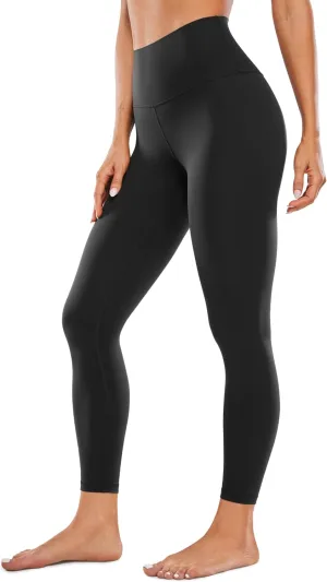 CRZ YOGA Womens Butterluxe High Waisted Yoga Leggings 25" - Double Seamed Buttery Soft Comfy Athletic Gym Workout Pants