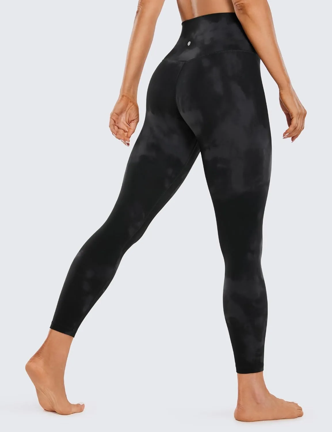 CRZ YOGA Womens Butterluxe High Waisted Yoga Leggings 25" - Double Seamed Buttery Soft Comfy Athletic Gym Workout Pants