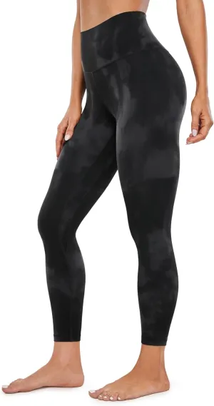CRZ YOGA Womens Butterluxe High Waisted Yoga Leggings 25" - Double Seamed Buttery Soft Comfy Athletic Gym Workout Pants