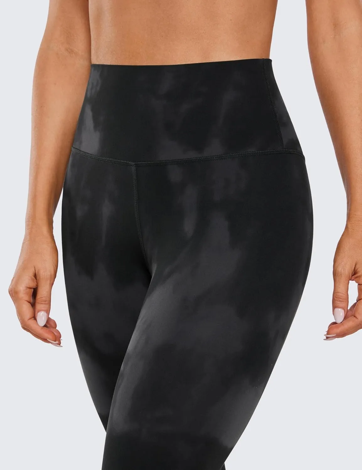 CRZ YOGA Womens Butterluxe High Waisted Yoga Leggings 25" - Double Seamed Buttery Soft Comfy Athletic Gym Workout Pants
