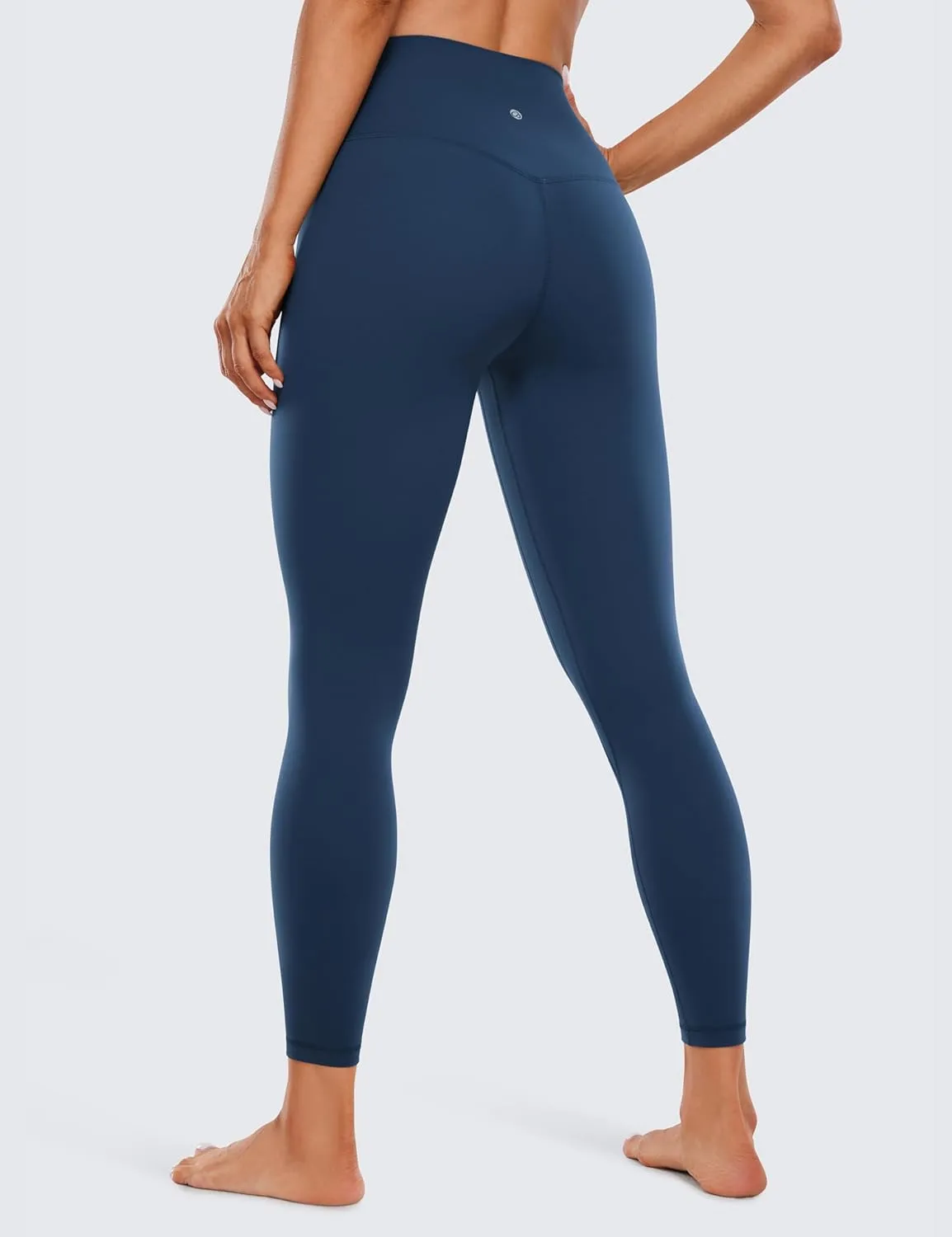 CRZ YOGA Womens Butterluxe High Waisted Yoga Leggings 25" - Double Seamed Buttery Soft Comfy Athletic Gym Workout Pants